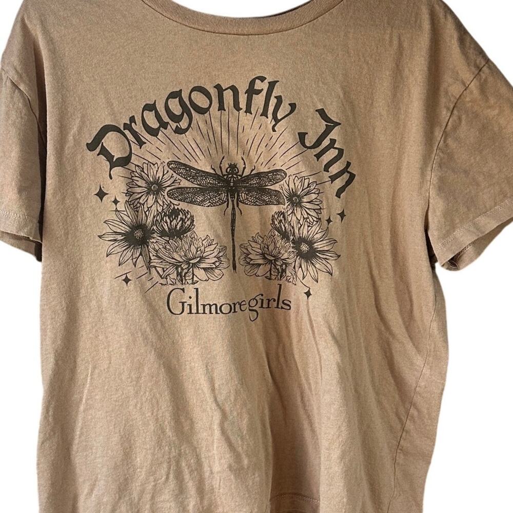 Gilmore Girls Dragonfly Inn T Shirt Women's 2X Brown Dragonfly Graphic Tee